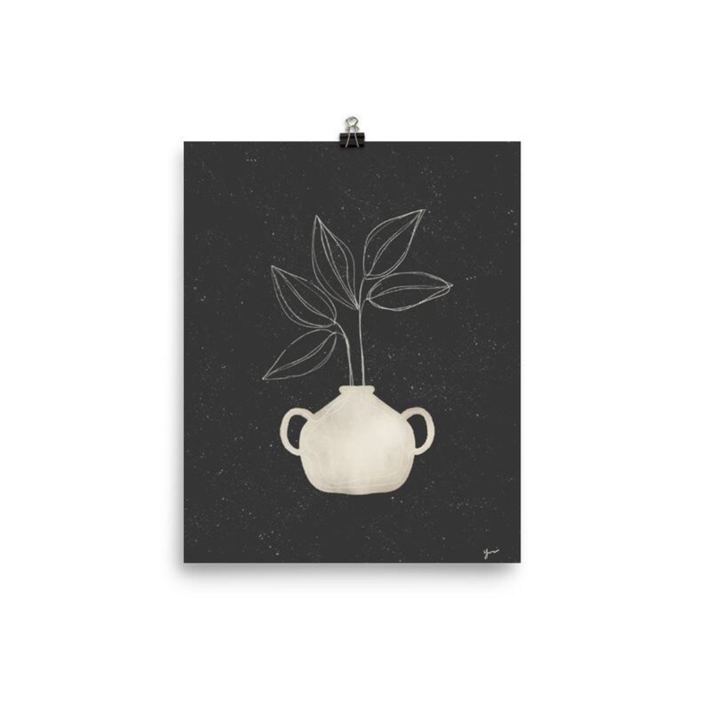 Chic Plant art wall print poster by SfChicky
